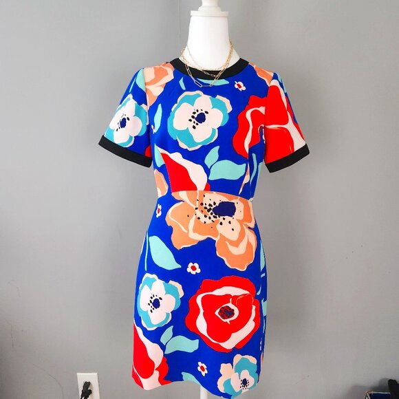 Kate Spade Floral Pencil Dress Size 6 - Picture 1 of 12